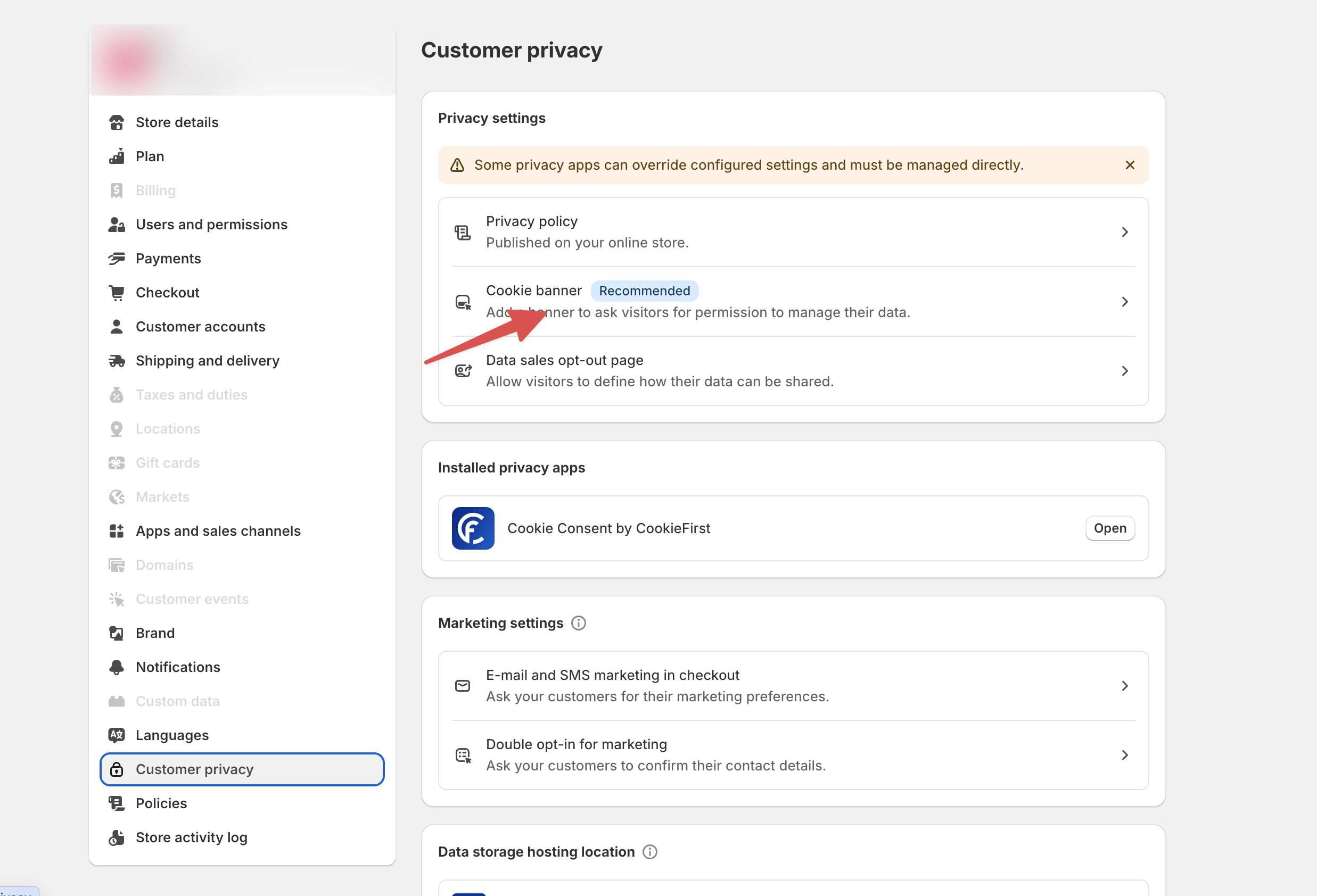 2. Open cookie banner settings.png